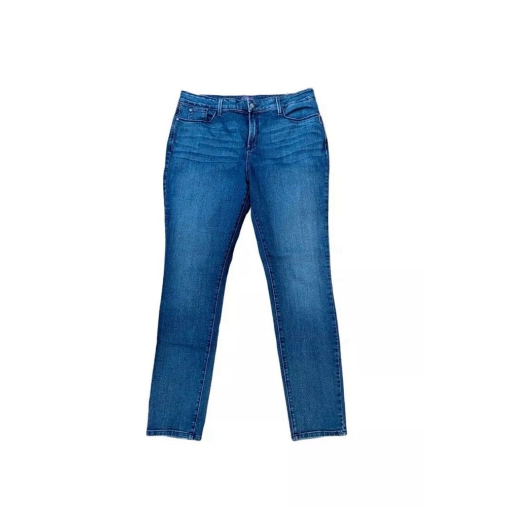 NYDJ Not Your Daughter Women’s Super Skinny Jeans Size 16 Inseam 30” Lift Tuck
